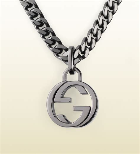 gucci pendants silver|gucci pendant necklace silver.